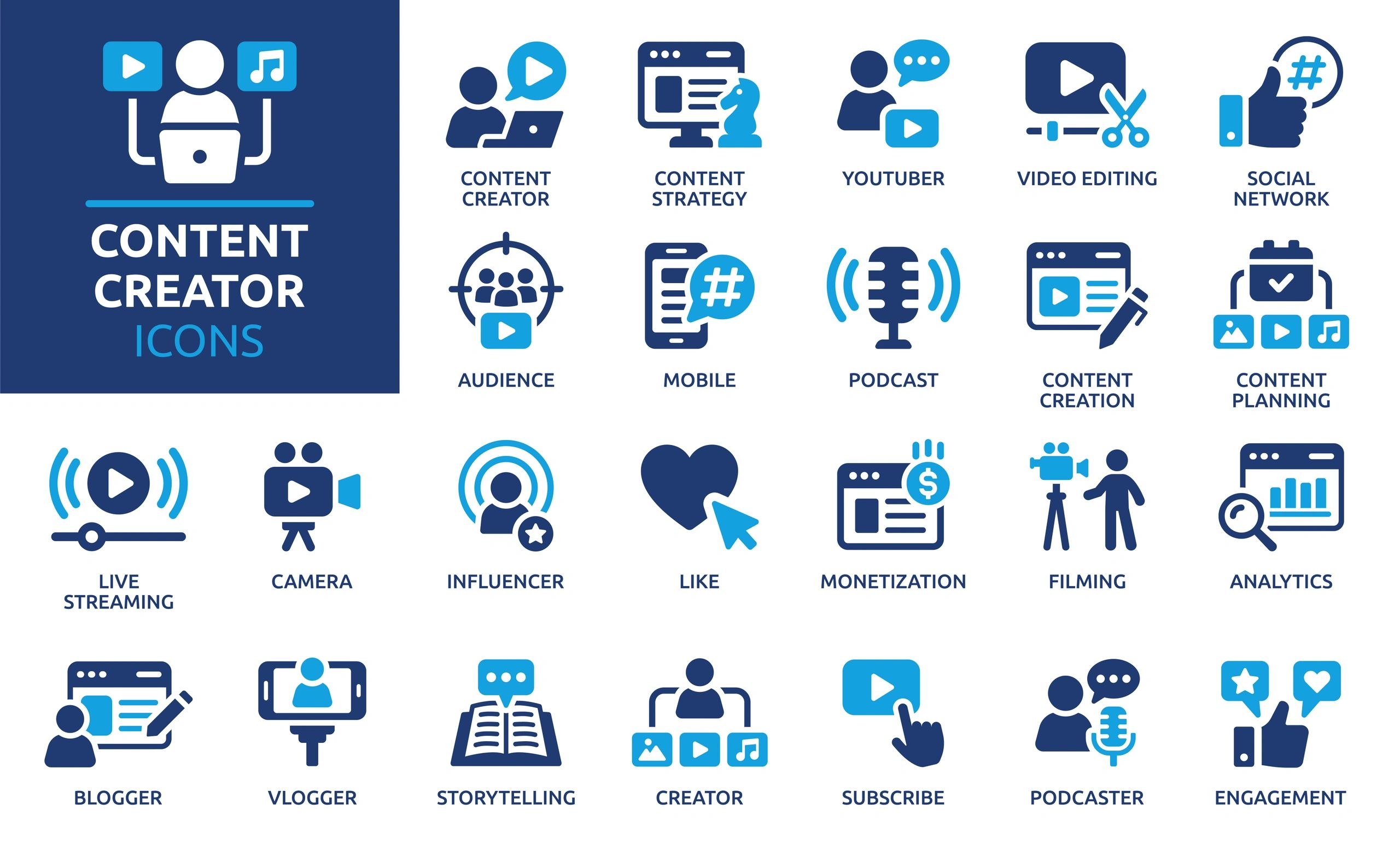 social media content icon